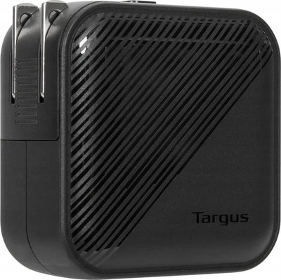 Karikues muri Targus APA803GL, 65W GaN, USB C dhe USB A, i zi