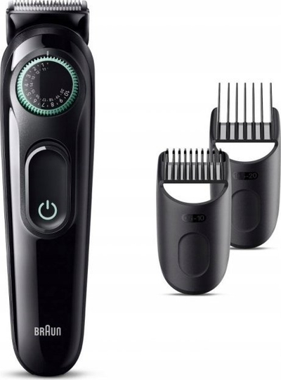Makineri rroje për mjekër Braun Series 3 BT3411, pa kabllo 50 min, e zezë