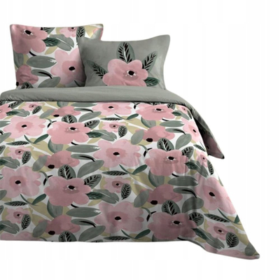 Комплет постелнина STOF Cotton Double Bedding Flower, дупла, 240x220 cm, шарен