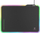 Mousepad gaming Vertux FluxPad, LED RGB, sipërfaqe rezistente ndaj ujit, i zi