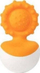 Lodër sensorike Fat Brain Toys Stand Up Figure FA217-2, portokalli