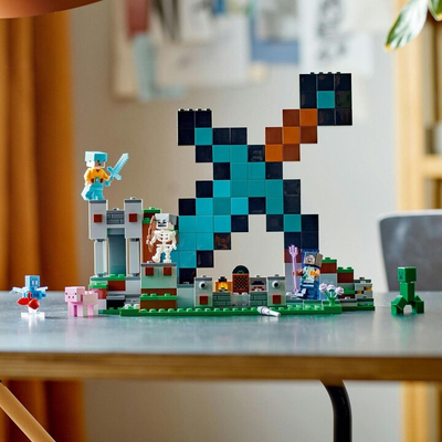 Set LEGO® Minecraft 21244 Knight's Base, 427 pjesë