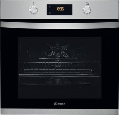Furrë inkaso Indesit IFW 3544 JH IX, 71L, grill, inox me xham të zi