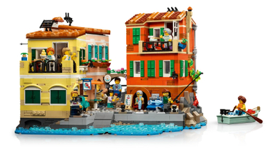 Set LEGO Ideas 21359 Italian Riviera, 2097 pjesë, për të rritur, shumëngjyrësh