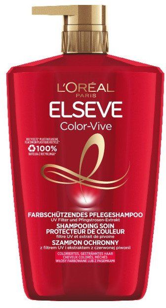 Shampo për flokë të lyer L'Oréal Color Vive, 1000 ml, për përdorim profesional, e kuqe