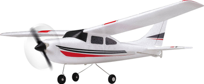 Avion me pult Amewi 24002, bateri 500 mAh, 58 g, i bardhë me të kuqe