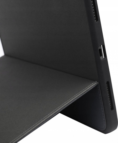 Mbulesë tablet-i Pomologic BookFolio për iPad Air 10.9\" 4 5G, me kapak folio, ngjyrë antracit