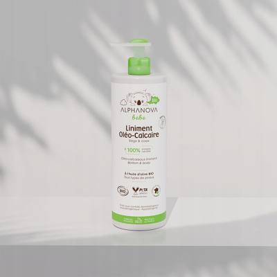 Liniment për bebe Alphanova Baby Oleo Limestone, bio, 400ml