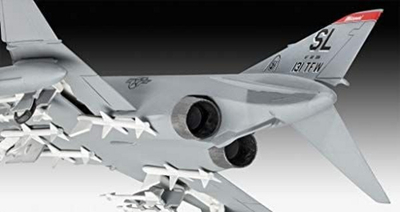 Model avion Revell F-4E Phantom Easy Click, shkallë 1:72, plastik, gri