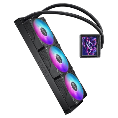 Ftohës liquid AIO ASUS ROG Ryujin III 360 ARGB Extreme, 360mm, LCD 3.5", i zi