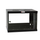 Kabinet muri rack Techly Wall Cabinet 19" 6U, derë xhami, 50kg, i zi
