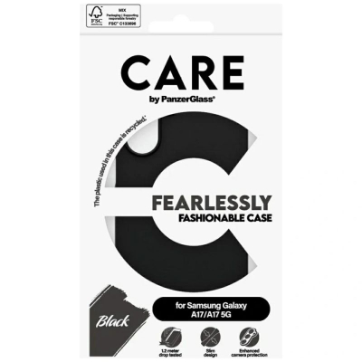 Mbrojtëse telefoni PanzerGlass CARE, TPU, Samsung Galaxy A17 A17 5G, e zezë