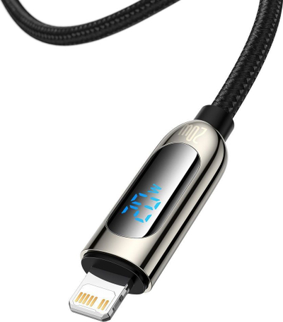 Kabllo kariku Baseus CATLSK-01 Type-C me Lightning, 20W, 1m, e zezë