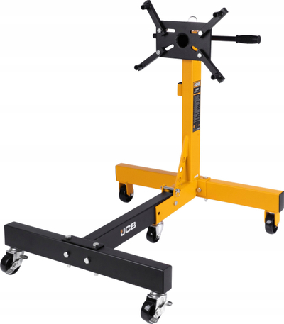 Qëndrim motori JCB Folding Engine Stand, 680 kg, me rrota, i verdhë