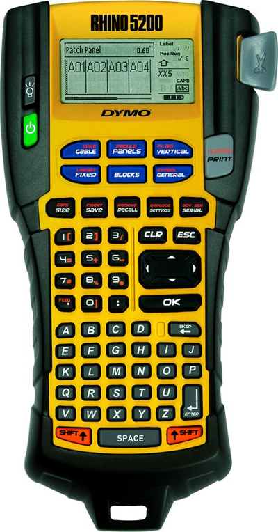 Printer etiketash Dymo Rhino 5200 ABC, 19 mm, 180 dpi, 10 mm/s