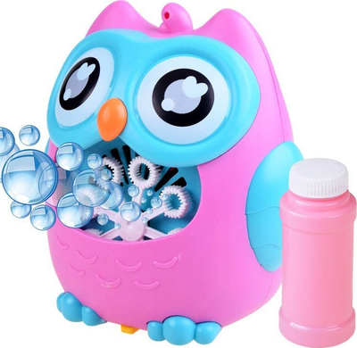 Makine flluskash sapuni SOAP BUBBLES Bufkë ZA4332, me LED dhe melodi, rozë blu