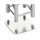 Bazë montimi Stand4Me Beam Quadro System 31x31 cm, alumini, argjendtë