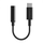 Adapter audio Choetech AUX003, USB-C në 3.5 mm, i zi