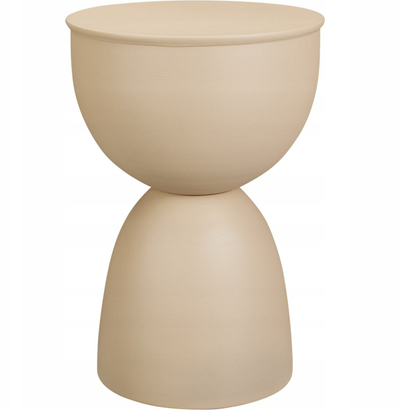 Tavolinë anësore Home Styling Collection Dune, metal, 31x31x45.5cm, bezhë sand