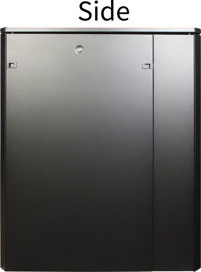 Kabinë rack Lanview RDL22U81BL, 22U, në këmbë, e zezë
