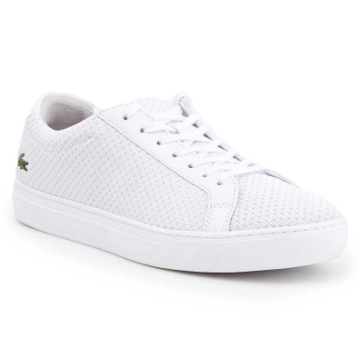 Atlete Lacoste L.12.12 Lightweight 7-35CAM005514X, tekstil, bardh e hirtë