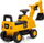 Lodër ekskavator ride-on Milly Mally Cat Digger, me timon dhe tinguj, e verdhë