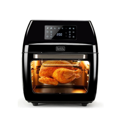 Fritezë pa vaj Black & Decker BXAF1200E, 12L, 1700W, e zezë