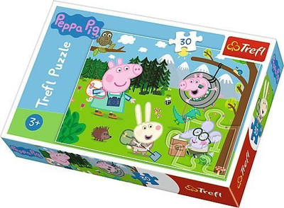 Puzzle Trefl Peppa Pig Forest Expedition, 30 elemente