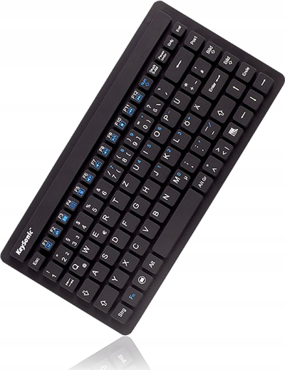 Tastierë industriale KeySonic KSK-3230IN, USB, layout gjerman QWERTZ, e zezë