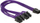 Kabllo përshtatëse Delock 83704 PCIe 6 pin në 2x 8 pin, 0.3m, vjollcë