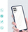 Këllëf telefoni Hurtel Clear 3in1 për Samsung Galaxy A12 5G, xhel, me kornizë, blu