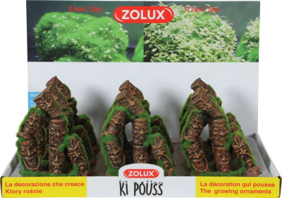 Dekor akuariumi Zolux KIPOUSS Totem, 3 kolona, fara bime ujore