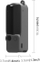 Силиконско капаче Puluz PU894B за DJI Osmo Pocket 3, 2x заштитен капак, црно