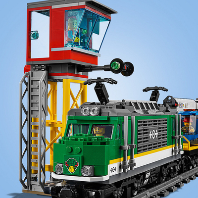 Set figurash LEGO City 60198 Freight Train