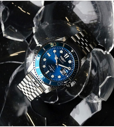 Orë dore për meshkuj Invicta Pro Diver Quartz 30956, e argjendtë