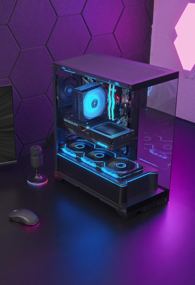 Kullë PC Mars Gaming MCPRISMA, Mid Tower, ARGB, e zezë