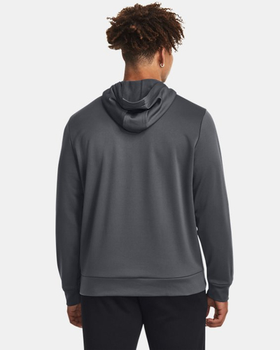 Bluzë me kapuç Under Armour Armour Fleece Big Logo, për meshkuj, XL, gri e zezë