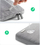 Çantë laptopi Ugreen Bag 13, 13", rezistente ndaj ujit, gri
