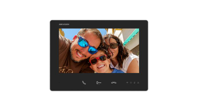 Monitor videoportieri Hikvision DS-KH7300EY-WTE2, 7", 2 Wire, i bardhë