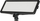 Panel LED Quadralite Thea 150, rregullim temperature ngjyre, kompakt, i zi