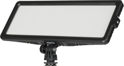 Panel LED Quadralite Thea 150, rregullim temperature ngjyre, kompakt, i zi