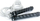 Litar kërcimi Allright FE08067, çelik 300 cm, doreza me peshë 2x100 g, i zi