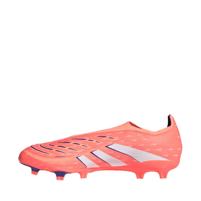 Këpucë futbolli Adidas Predator League LL FG MG JI1167, pa lidhëse, me taban Controlplate, Coral Blaze