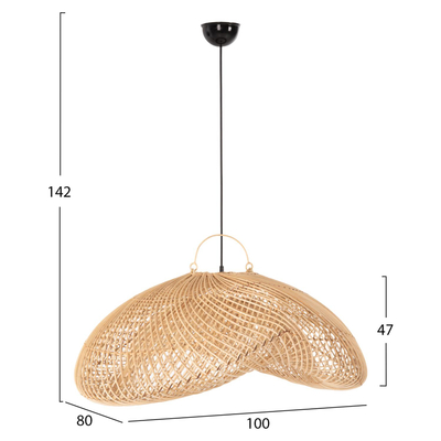 Llambë tavani Φ100x80x142Hcm (HM7861)