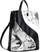 Çantë shpine Desigual Back Patch Psico Snake Su. e zezë/bardhë