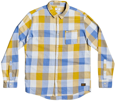 Këmishë Quiksilver Motherfly Flannel EQYWT04015-YLV1, kaltër/verdhë S mQU2169-S