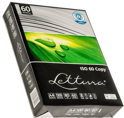 Letër kopjimi Lettura ISO 60 Copy, A4, 80g/m², e bardhë
