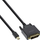 Kabllo InLine DisplayPort në DVI-D, 5m, e zezë