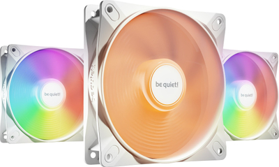 Ventilatorë kasë Be Quiet LIGHT WINGS LX, 120mm PWM High Speed, set 3 copë, të bardhë
