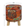 Stol PU me 3 këmbë druri 30×38 cm Route 66 (HM8155)